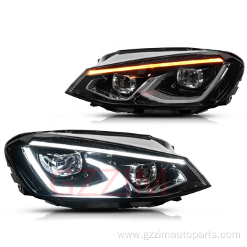 Golf 2010-2014 LED ABS Plastic Front Light